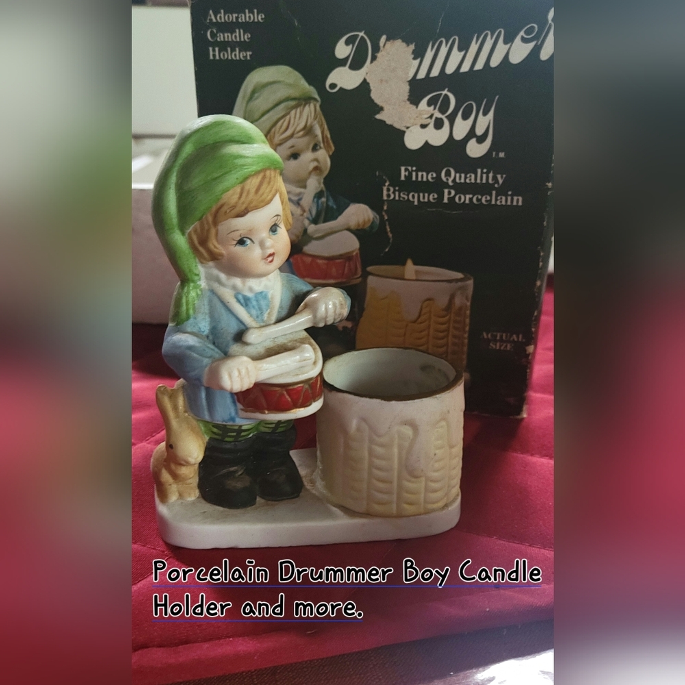 Drummer Boy Candle Holder
